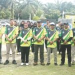 Wakil Ketua I DPRD Kalteng Riska Agustin saat menghadiri pra seleksi PORPROV XIII 2026.