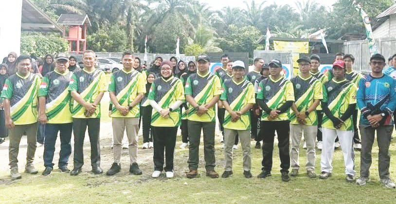 PORPROV Wakil Ketua I DPRD Kalteng Riska Agustin saat menghadiri pra seleksi PORPROV XIII 2026.