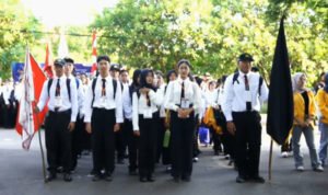 SEREMONIAL PKKMB 2026 UPR Seremonial penyambutan Mahasiswa baru Universitas Palangka Raya, Senin (10/8).