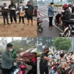 Relawan Perisai Demokrasi Bangsa (PDB) Provinsi Kalimantan Tengah bersama Relawan Habar Kalimantan Tengah (HKT) turun langsung ke tengah masyarakat dengan membagikan 500 masker gratis di Bundaran Kecil, Kota Palangka Raya, Minggu (11/10/2026).